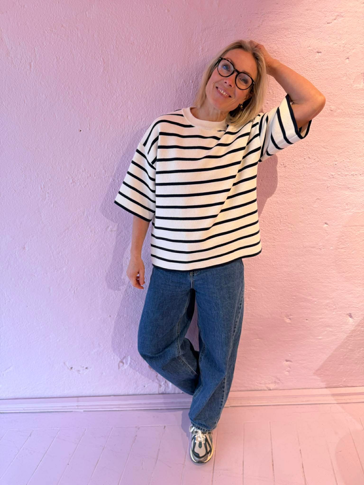 PCGIAN Knit Top - Cloud Dancer